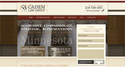 Desktop Screenshot of cademlaw.com